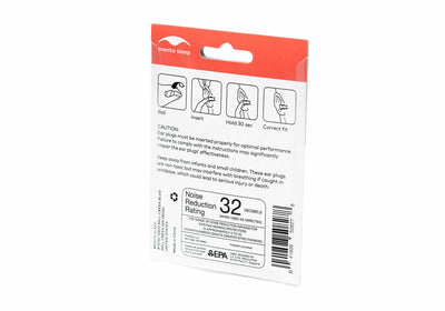 Manta Earplugs [10 Pairs]