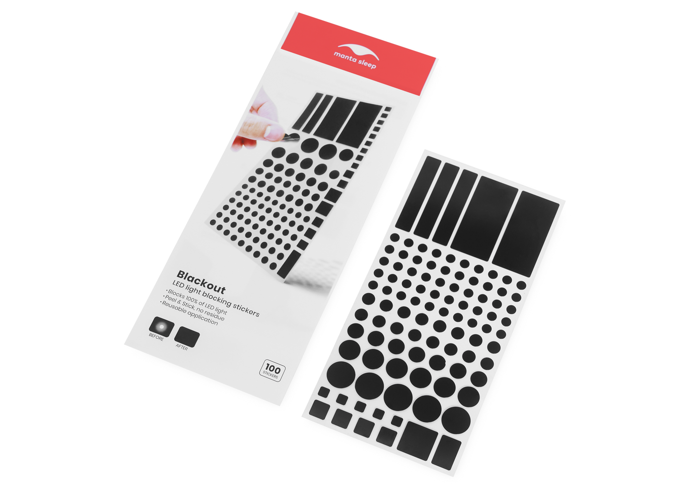 Manta Blackout Stickers
