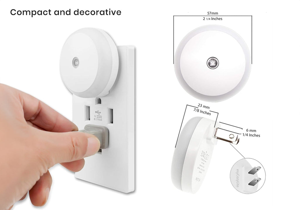 MyCozyLite Red Night Light (2-Pack)