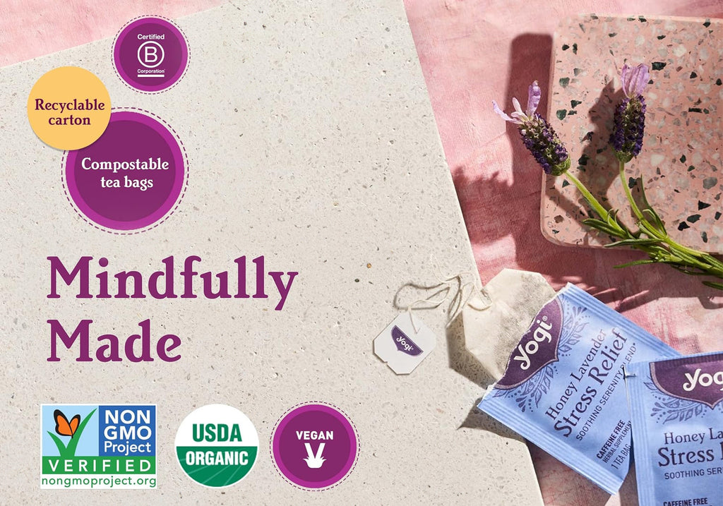 Yogi Bedtime Chamomile & Passionflower Herbal Tea (4-Pack)