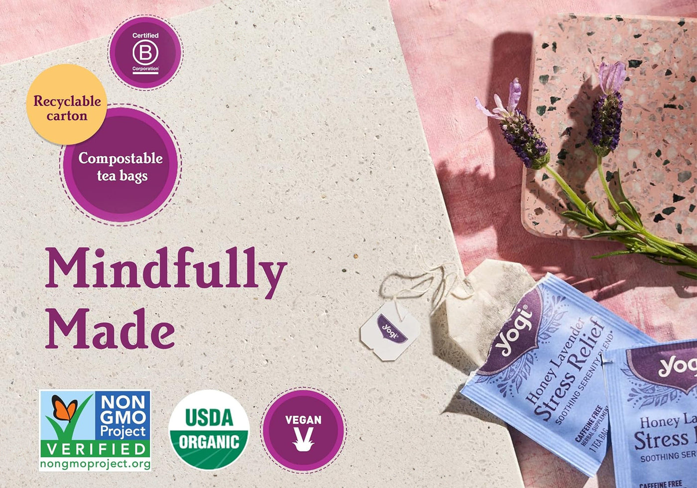 Yogi Bedtime Chamomile & Passionflower Herbal Tea (4-Pack)